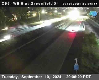 WB 8 at Greenfield Street