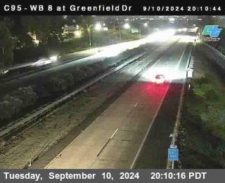 WB 8 at Greenfield Street