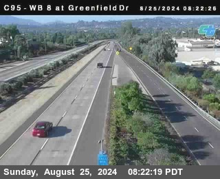 WB 8 at Greenfield Street