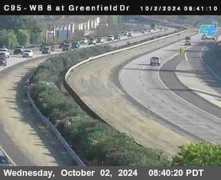 WB 8 at Greenfield Street