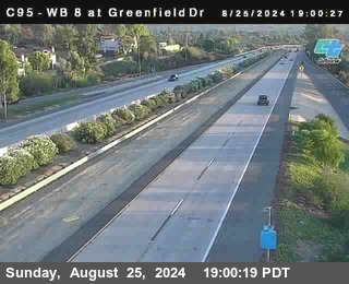 WB 8 at Greenfield Street