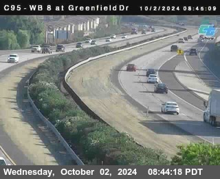 WB 8 at Greenfield Street