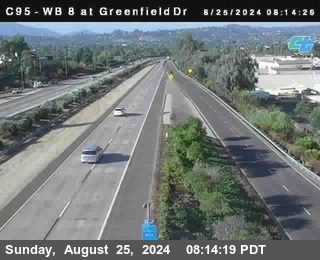 WB 8 at Greenfield Street