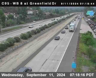 WB 8 at Greenfield Street