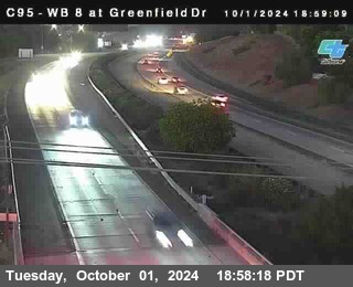 WB 8 at Greenfield Street