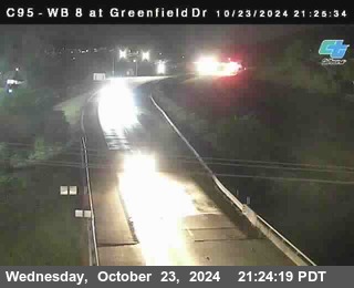 WB 8 at Greenfield Street