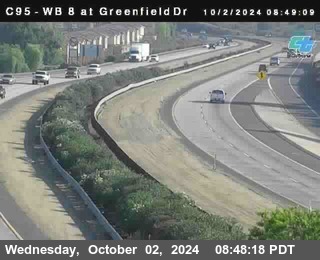 WB 8 at Greenfield Street