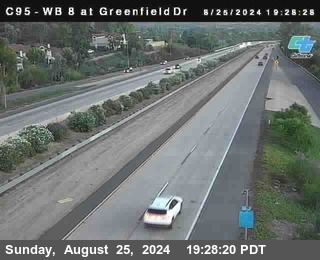 WB 8 at Greenfield Street