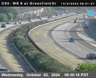 WB 8 at Greenfield Street