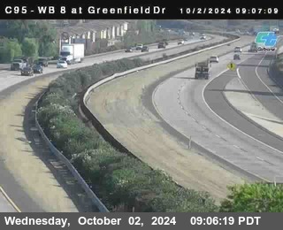 WB 8 at Greenfield Street