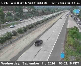 WB 8 at Greenfield Street