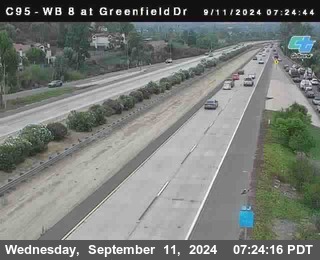 WB 8 at Greenfield Street