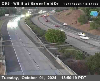 WB 8 at Greenfield Street