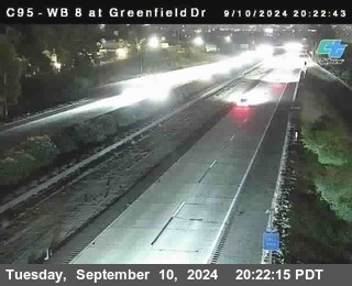 WB 8 at Greenfield Street