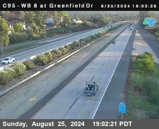 WB 8 at Greenfield Street