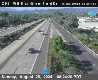 WB 8 at Greenfield Street