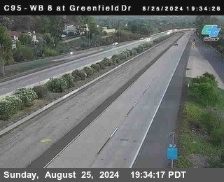 WB 8 at Greenfield Street