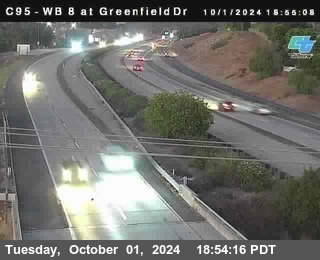 WB 8 at Greenfield Street