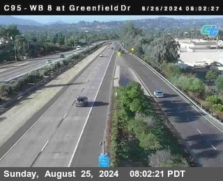 WB 8 at Greenfield Street