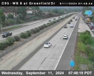 WB 8 at Greenfield Street