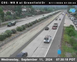 WB 8 at Greenfield Street