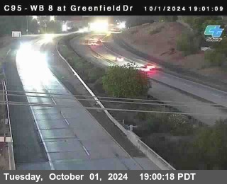 WB 8 at Greenfield Street