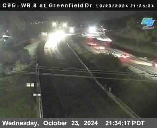 WB 8 at Greenfield Street