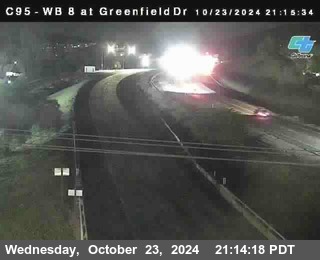 WB 8 at Greenfield Street