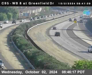 WB 8 at Greenfield Street