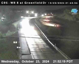 WB 8 at Greenfield Street