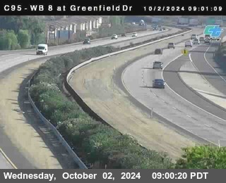 WB 8 at Greenfield Street