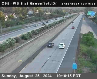 WB 8 at Greenfield Street