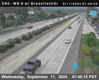 WB 8 at Greenfield Street