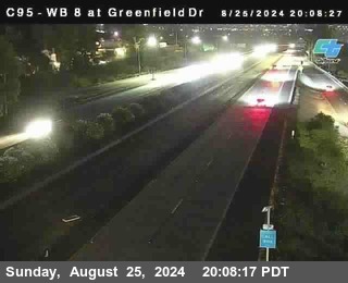 WB 8 at Greenfield Street