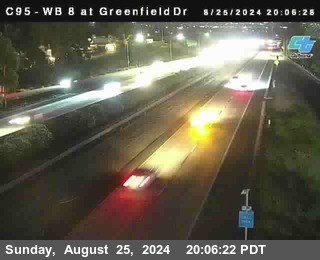 WB 8 at Greenfield Street