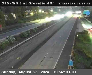 WB 8 at Greenfield Street