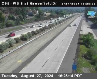 WB 8 at Greenfield Street