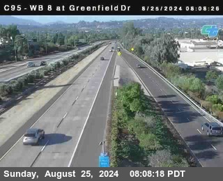 WB 8 at Greenfield Street