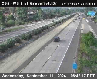 WB 8 at Greenfield Street