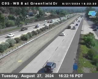 WB 8 at Greenfield Street