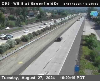 WB 8 at Greenfield Street