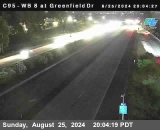 WB 8 at Greenfield Street