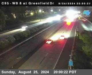 WB 8 at Greenfield Street