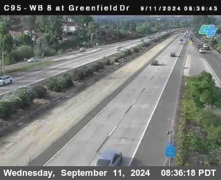 WB 8 at Greenfield Street