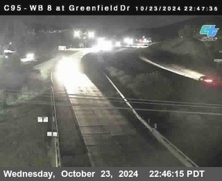 WB 8 at Greenfield Street