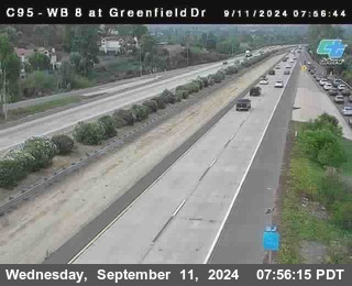 WB 8 at Greenfield Street