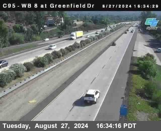 WB 8 at Greenfield Street