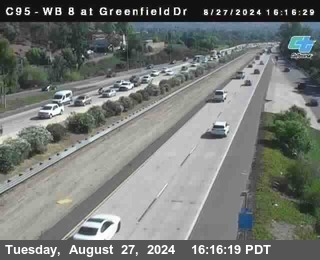 WB 8 at Greenfield Street