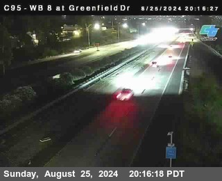 WB 8 at Greenfield Street