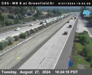 WB 8 at Greenfield Street